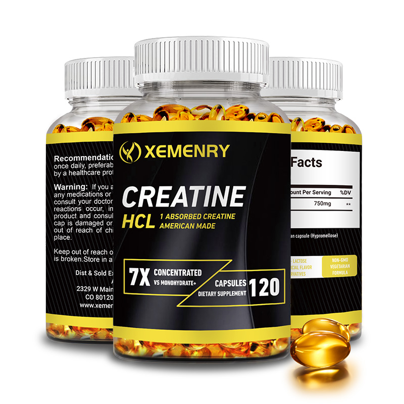 Creatine Hcl Capsule - Creatine HCl Capsules - ครีเอทีนก่อนออกกําลังกายเพื่อช่วยสร้างกล้ามเนื้อ การทํางานทางความรู้ความเข้าใจ