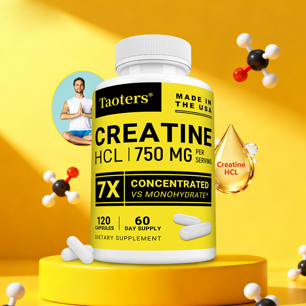 Creatine Hcl Capsule - ครีเอทีน เอชซีแอล - สนับสนุนการสร้างกล้ามเนื้อ, การทำงานของสมอง, และพลังงานของเซลล์,