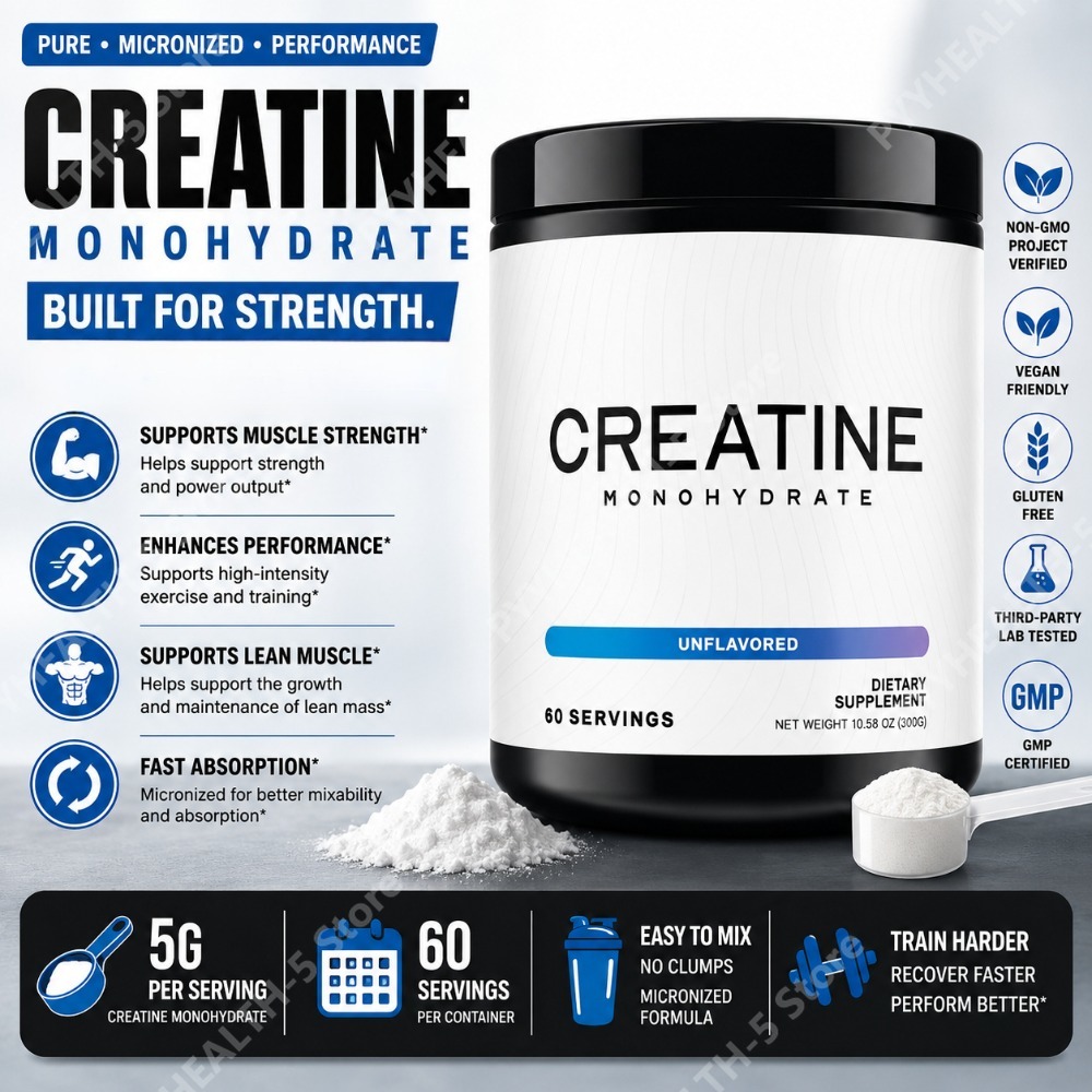 ผงครีเอทีนโมโนไฮเดรต 5000 มก.  - Creatine Monohydrate Powder บทวิจารณ์และราคา