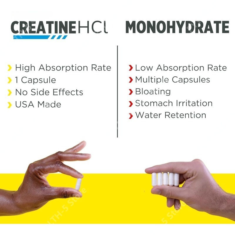 แคปซูลครีเอทีน HCl บำรุงกล้ามเ - Creatine Hcl Capsule บทวิจารณ์และราคา