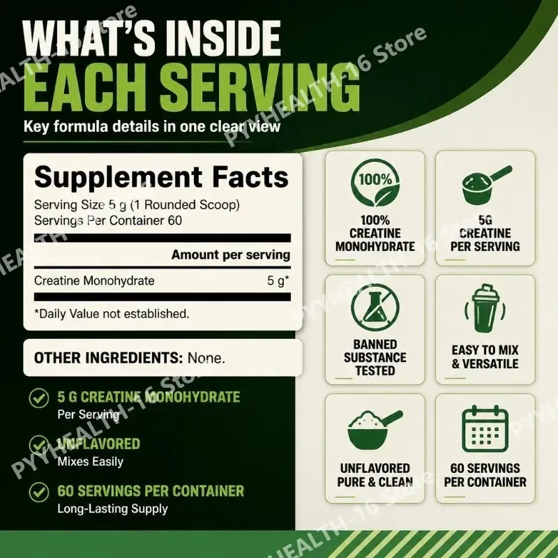 ผงครีเอทีนโมโนไฮเดรตแบบไมโครไน - Creatine Monohydrate Powder บทวิจารณ์และราคา