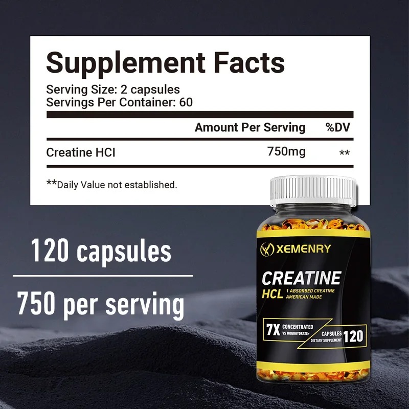 ครีเอทีน เอชซีแอล - สนับสนุนพล - Creatine Hcl Capsule บทวิจารณ์และราคา