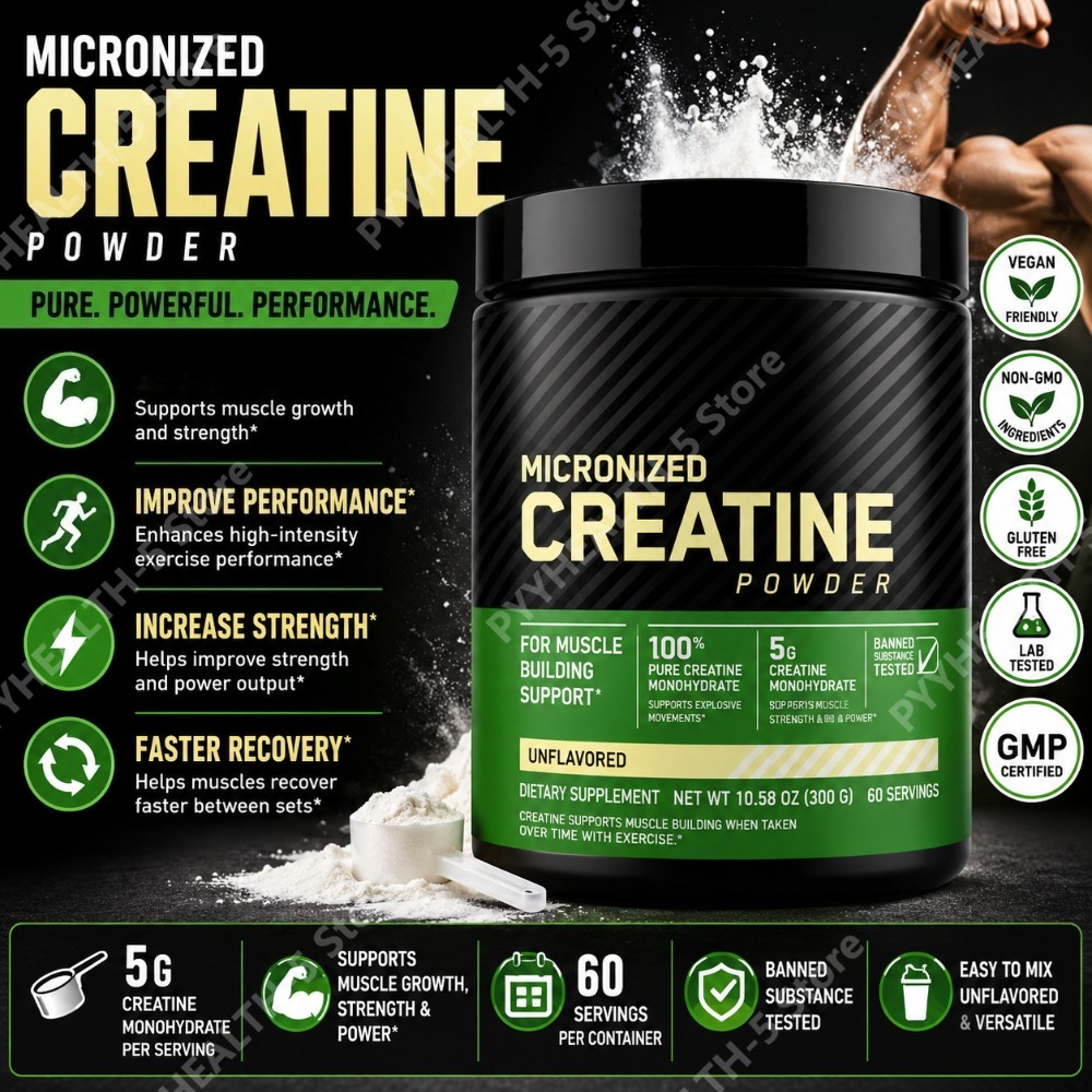 ผงครีเอทีนโมโนไฮเดรต รสจืด 300 - Creatine Monohydrate Powder บทวิจารณ์และราคา