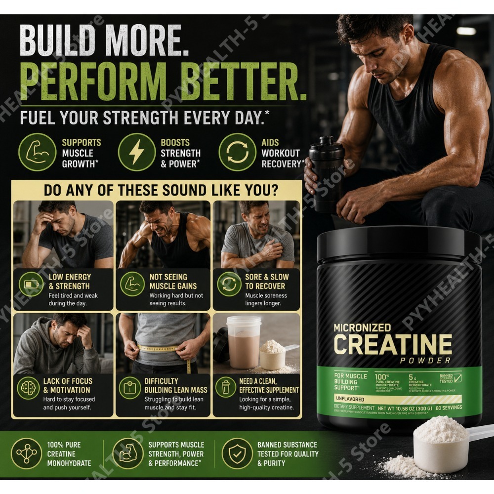 ผงครีเอทีนโมโนไฮเดรต รสจืด 300 - Creatine Monohydrate Powder บทวิจารณ์และราคา