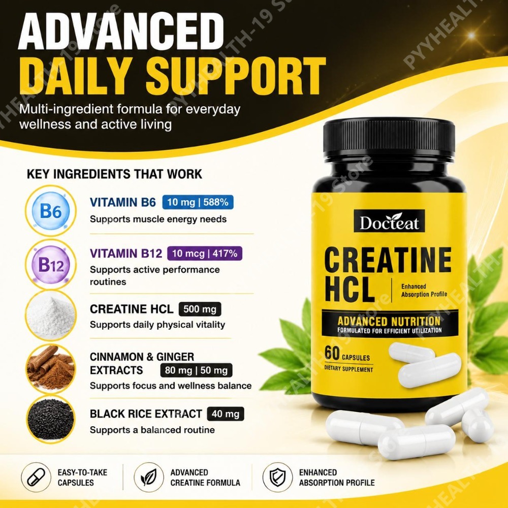 ด็อกทีท ครีเอทีน เอชซีแอล แคปซ - Creatine Hcl Capsule บทวิจารณ์และราคา
